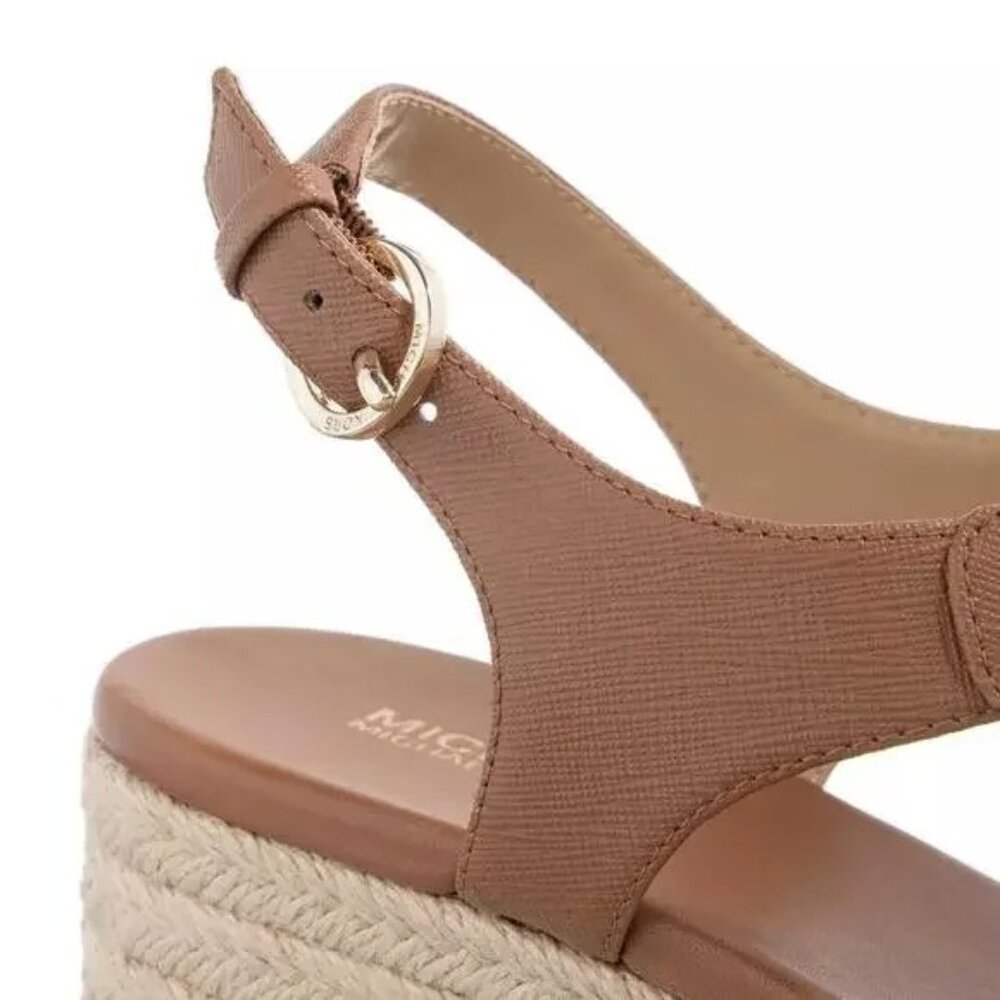NEW MICHAEL KORS Women’s Laney Thong Wedge Sandal – Size 6 – Brown - Picture 3 of 8